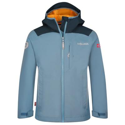 Trollkids - Kids Bergen Jacket - Regenjacke Gr 128 türkis Image