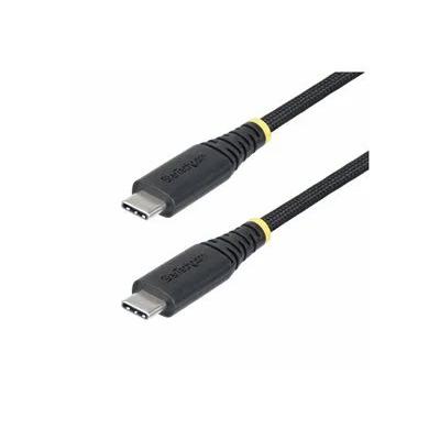 StarTech.com 240W PD Silicon USB-C Cable USB 2 0 Braided Jacket, 3ft