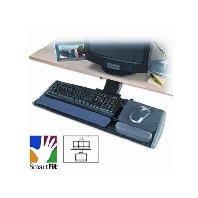 Acco Adjustable Keyboard Platform w/SmartFit System, Black