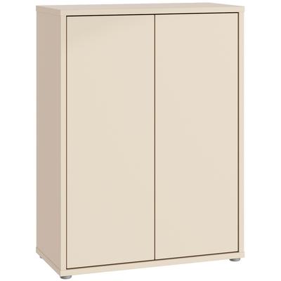 Schuhschrank FORTE "Alice Springs", beige (sand), B:74,5cm H:99,1cm T:34,9cm, Spanplatte, Schränke, Stauraumschrank, Mehrzweckschrank, grifflose Front, Push to open Image
