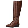 Ankleboots PIKOLINOS "PIKOLINOS Stiefel Leder", Damen, Gr. 41, braun (dunkelbraun), Leder, casual, Schuhe