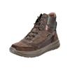 Schnürstiefelette LEGERO "Legero Stiefelette Veloursleder/Textil", Damen, Gr. 42, braun, Veloursleder, Textil, casual, Schuhe