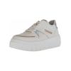 Sneaker GABOR "Gabor Sneaker Leder", Damen, Gr. 40,5, puder, Leder, casual, Schuhe