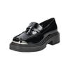 Slipper STEVE MADDEN "STEVE MADDEN Slipper Lederimitat", Damen, Gr. 39, schwarz (schwarz lack), Lederimitat, casual, Schuhe
