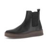 Chelseaboots GABOR "FLORENZ", Damen, Gr. 40, schwarz, Kalbsleder, Elastischer Einsatz, unifarben, casual, Schuhe, Plateau, Schlupfboots, Ankleboots mit Wechselfußbett