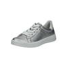 Sneaker ARA "Ara Sneaker Leder", Damen, Gr. 40, silber, Leder, casual, Schuhe