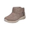 Stiefelette SKECHERS "Skechers Stiefelette Veloursleder", Damen, Gr. 39, braun, Veloursleder, casual, Schuhe