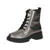 Schnürstiefelette CAPRICE "Caprice Stiefelette Leder", Damen, Gr. 37, grau (stone), Leder, casual, Schuhe