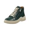 Schnürstiefelette HUSH PUPPIES "Hush Puppies Stiefelette Leder", Damen, Gr. 36, grün, Leder, casual, Schuhe