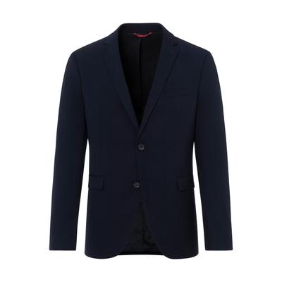 Baukastensakko THOMAS GOODWIN "Sakko", Herren, Gr. 98, blau (navy), 80% Polyester;20% Viskose, unifarben, elegant, slim fit, Langarm mit Knöpfen, Sakkos Image