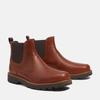 Chelseaboots TIMBERLAND "BRITTON ROADMID CHELSEA BOOT", Herren, Gr. 50, md brn f grain w dk brn, Leder, sportlich, Schuhe, Stiefelette, Winterschuhe, Ankle Boots