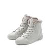 Stiefelette ELBSAND, Damen, Gr. 41, grau (hellgrau), Obermaterial: 94% Lederimitat, 6% Textilmaterial. Decksohle: 100% Textilmaterial. Futter: 100% Textilmaterial. Laufsohle: 100% Synthetik, unifarben, used, casual, Schuhe, Stiefel, Boots,...