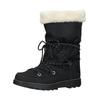 Snowboots KICKERS "Kickers Stiefel Nylon", Damen, Gr. 36, schwarz, Textil, casual, Schuhe