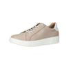 Sneaker HUSH PUPPIES "Hush Puppies Sneaker Leder", Damen, Gr. 39, grau (silber, grau), Leder, casual, Schuhe