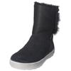 Snowboots RICOSTA "Ricosta Stiefel Veloursleder", Kinder, Gr. 31, schwarz, Veloursleder, casual, Schuhe