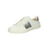 Sneaker THINK "Think Sneaker Nappaleder", Damen, Gr. 40, weiß (weiß, silber), Nappaleder, casual, Schuhe