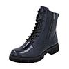 Schnürstiefelette REMONTE "Remonte Stiefelette Lederimitat", Damen, Gr. 37, blau (nachtblau), Lederimitat, casual, Schuhe