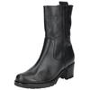 Stiefel GABOR COMFORT "Gabor Comfort Stiefel Leder", Damen, Gr. 40, schwarz, Leder, casual, Schuhe