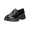 Slipper REGARDE LE CIEL "Regarde Le Ciel Slipper Leder", Damen, Gr. 41, schwarz, Leder, casual, Schuhe