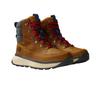 Winterstiefel THE NORTH FACE "M BERGEN LEATHER WP", Damen, Gr. 48, timber tan, tnf rot, Leder, sportlich, Schuhe, aus Leder, wasserdicht
