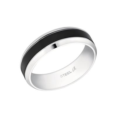 Fingerring AMOR "9027439/-453/-446/-460/-422" Gr. 60, silber (silberfarben), Fingerringe, Herren, 60, Edelstahl, 7mm Image