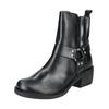 Stiefelette FLY LONDON "Fly London Stiefelette Leder", Damen, Gr. 38, schwarz, Leder, casual, Schuhe