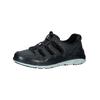 Sneaker HUSH PUPPIES "Hush Puppies Sneaker Leder", Herren, Gr. 45, schwarz (schwarz, blau), Leder, casual, Schuhe
