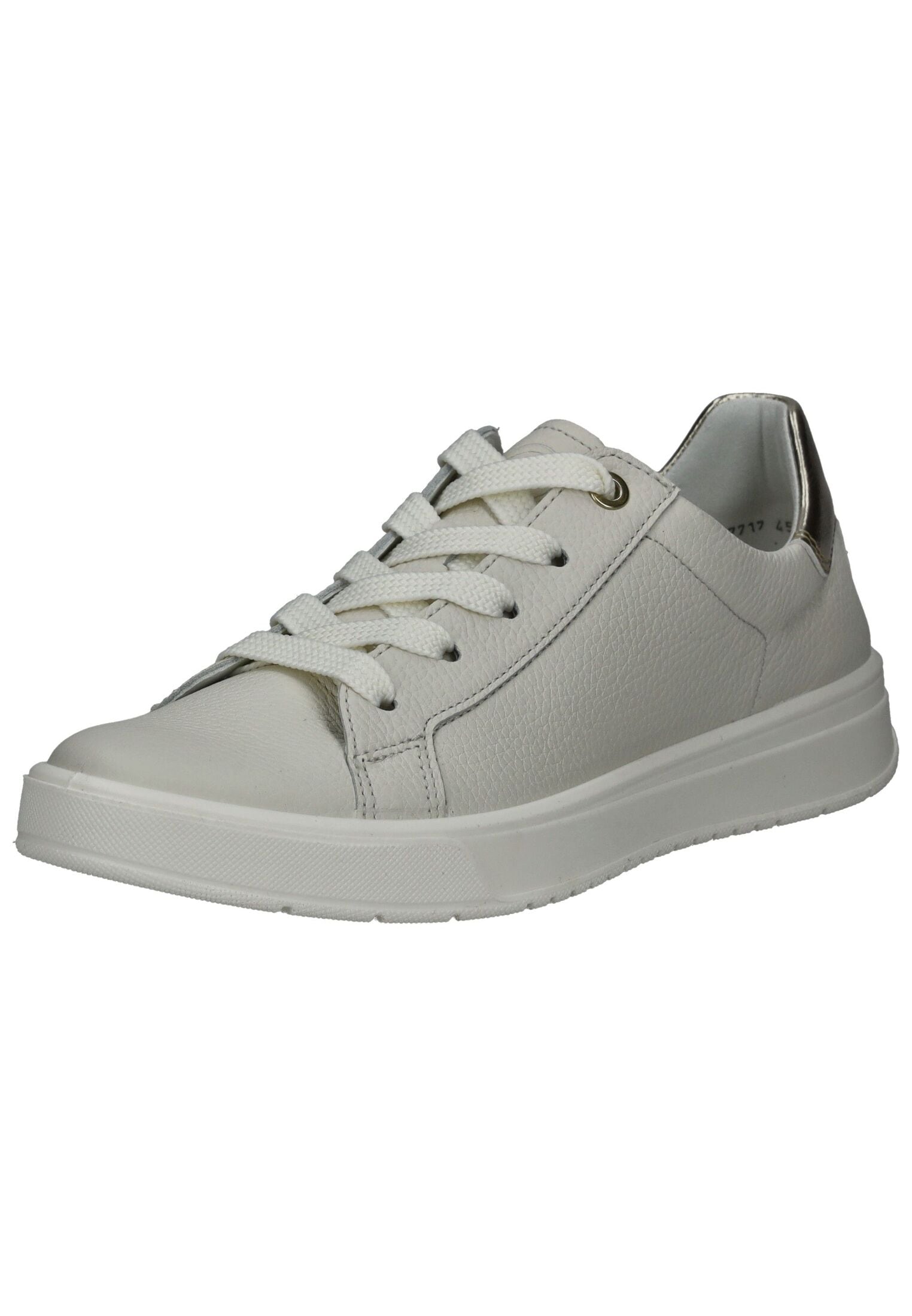 Sneaker ARA "Ara Sneaker Leder", Damen, Gr. 40, beige (creme), Leder, Casual, Schuhe