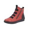 Sneaker REMONTE "Remonte Sneaker Glattleder", Damen, Gr. 38, rot (rot, schwarz), Glattleder, casual, Schuhe