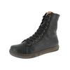 Schnürstiefelette ANDREA CONTI "Andrea Conti Stiefelette Leder", Damen, Gr. 40, schwarz, Leder, casual, Schuhe
