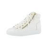 Sneaker PAUL GREEN "Paul Green Sneaker Glattleder", Damen, Gr. 41, weiß (weiß, gold), Glattleder, casual, Schuhe
