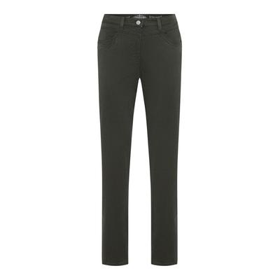 5-Pocket-Hose RAPHAELA BY BRAX "Style CAREN NEW", Damen, Gr. 38, Normalgrößen, grün (dunkelgrün), 46% Baumwolle, 39% Lyocell, 12% Elastomultiester, 3% Elasthan, Hosen Image