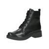Schnürstiefelette CAPRICE "Caprice Stiefelette Nappaleder", Damen, Gr. 42, schwarz, Nappaleder, casual, Schuhe