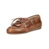 Bootsschuh PAVEMENT "Pavement Halbschuhe Leder", Damen, Gr. 38, braun, Leder, casual, Schuhe