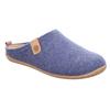 Pantoffel ROHDE "TIVOLI", Damen, Gr. 36, blau, Filz, meliert, klassisch, Schuhe, Hausschuh, Clog, Homeslipper mit herausnehmbarer Innensohle