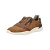 Sneaker MUSTANG SHOES "Mustang Shoes Sneaker Lederimitat", Herren, Gr. 42, braun (kastanie), Lederimitat, casual, Schuhe