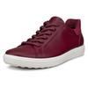 Slip-On Sneaker ECCO "Soft 7 W", Damen, Gr. 40, rot (weinrot), Leder, Basic, Schuhe, Freizeitschuh, Slipper, Halbschuh zum Schlupfen