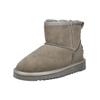 Stiefelette MUSTANG SHOES "Mustang Shoes Stiefelette Veloursleder", Damen, Gr. 41, grau (dunkelgrau), Veloursleder, casual, Schuhe