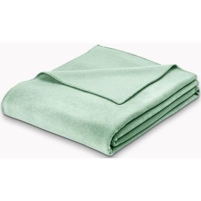 Wohndecke ESTELLA "Trevi", grün (verde), B:160cm L:200cm, Obermaterial: 100% Wolle, Wohndecken Image