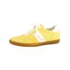 Sneaker PAUL GREEN "Paul Green Sneaker Leder", Damen, Gr. 38, weiß (gelb, weiß), Leder, casual, Schuhe