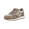 Sneaker TAMARIS "Tamaris Sneaker Veolurs/Textil/Synthetik", Damen, Gr. 42, grau (taupe), Veloursleder, Textil, casual, Schuhe