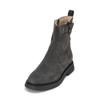 Stiefel MARC O'POLO "mit flauschigem Warmfutter", Damen, Gr. 37, schwarz (schwarz graphite), Obermaterial: 100% Leder (Rind), unifarben, Schuhe
