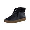 Sneaker PAUL GREEN "Paul Green Sneaker Glattleder", Damen, Gr. 38, schwarz (schwarz, braun), Glattleder, casual, Schuhe