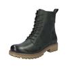 Schnürstiefelette JOSEF SEIBEL "Josef Seibel Stiefelette Leder", Damen, Gr. 37, grün (oliv), Leder, casual, Schuhe