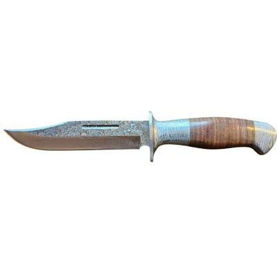 Paladin Mossy Oak Fixed Blade Knife Set of 2 Clip Point Stainless Steel Brown Handle PE-2PCB-2045