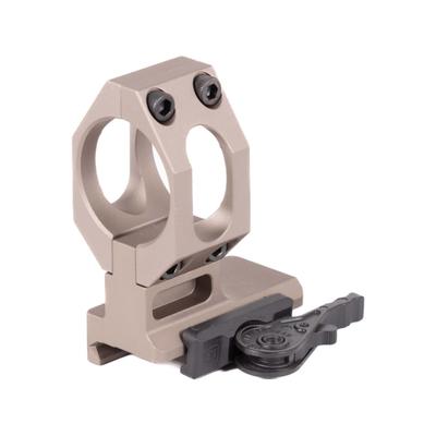 American Defense Manufacturing AD-68 Aimpoint M68/CompM2/Pro Red Dot Sight Mount Titanium QD Lever Flat Dark Earth 1.93 in AD-68-H-FDE-TL