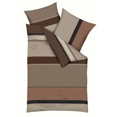 Bettwäsche KAEPPEL "Imperial", orange (terra), B/L: 135cm x 200cm, , Mako-Satin, B/L: 80cm x 80cm, Mako-Satin, Obermaterial: 100% Baumwolle, Bettwäsche Image