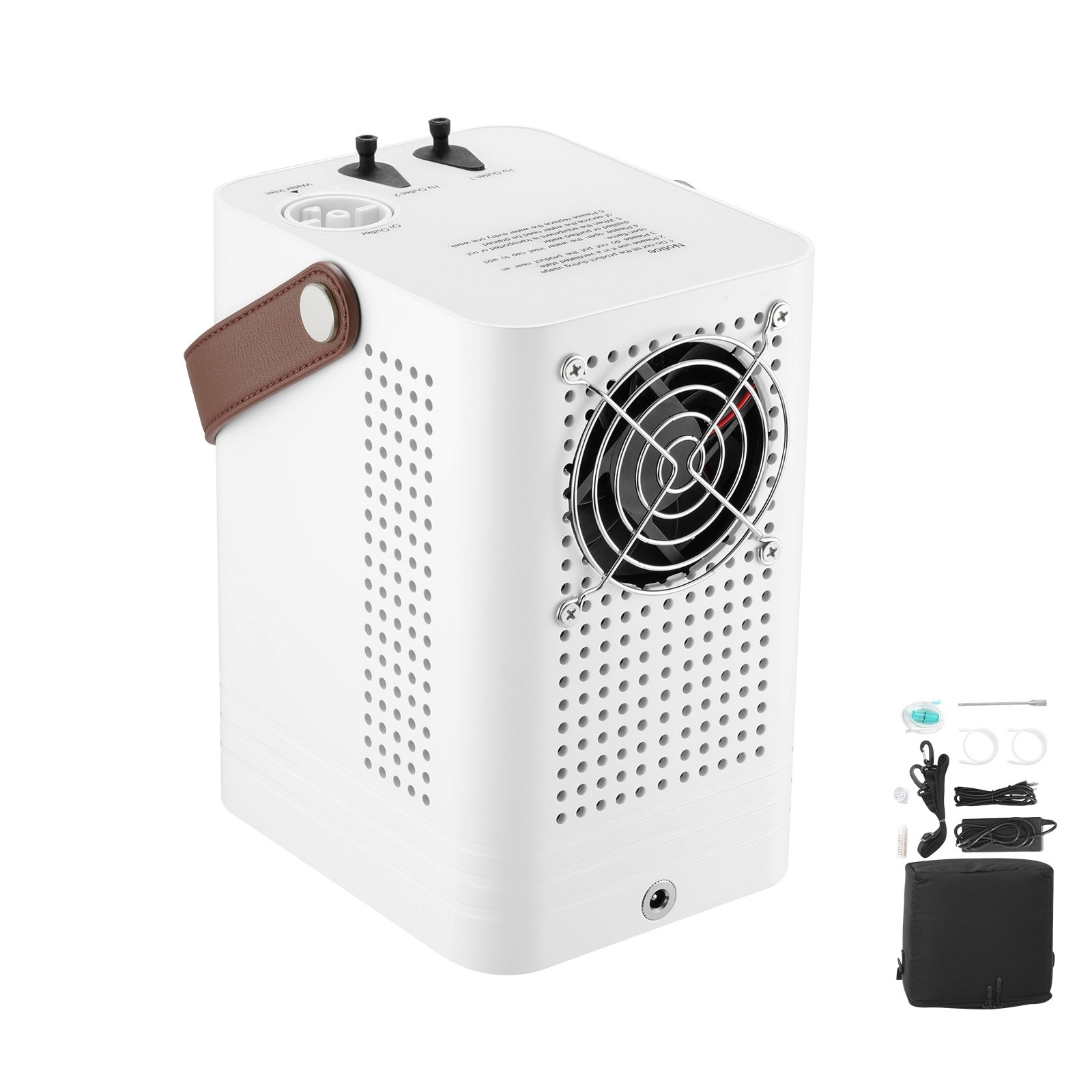 UIMOSO Hydrogen Inhalation Machine, 99.99% High Purity Hydrogen Inhaler, HO-Separated Three Ports Hydrogen Oxygen Inhaler