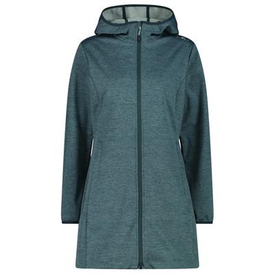 CMP - Women's Woman Parka Fix Hood - Softshelljacke Gr 38 blau Image