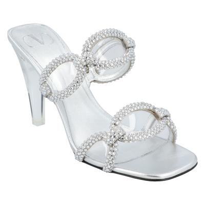 Valentino Chain 1967 Slide Sandalen Silber Image